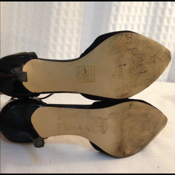 Dolce Vita Black Pointed Toe Zipper 3" Heel Suede - Picture 6 of 6